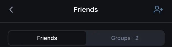 Add friend search bar